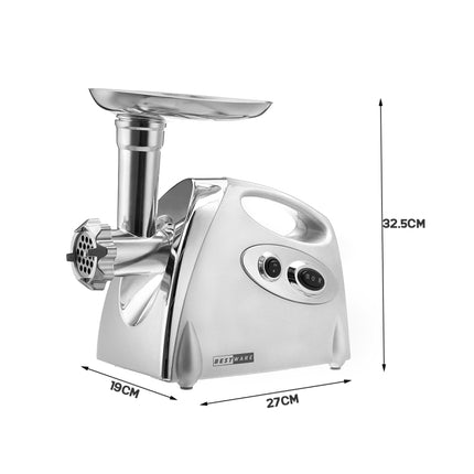MGB -120A 250W Household Electric Multi-function Stainless Steel Kitchen Sausage Twisting Machine Meat Grinder, MGB -120A White, MGB -120A Black