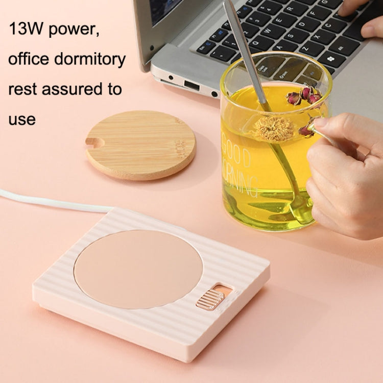 Home USB Constant Temperature Cup Mat Heat Thermos Coaster, With Adapter, Without Adapter