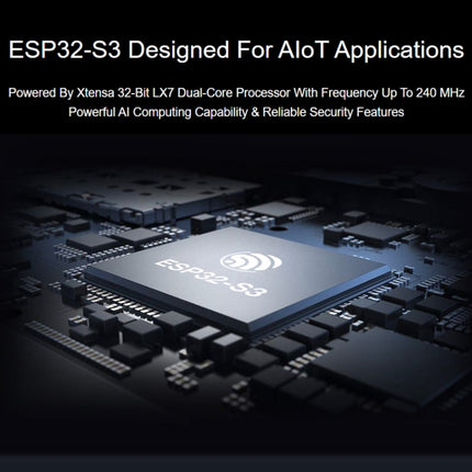 Waveshare ESP32-S3 Microcontroller, 2.4 GHz Wi-Fi Development Board Dual-core Processor, 23803