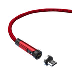 1m + Micro USB + Red / Red
