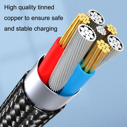CC57 540 Degrees Rotary Magnetic Fast Charging Data Cable, 1m + Micro USB + Red, 2m + Micro USB + Red, 1m + Micro USB + Black, 2m + Micro USB + Black