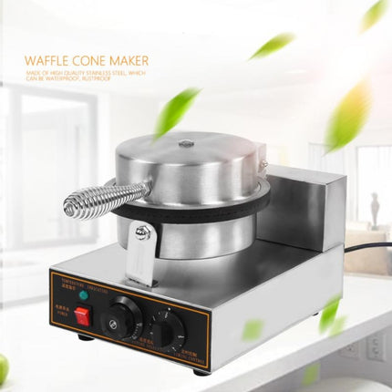 Electric Waffle Maker Egg Roll Maker DIY Ice Cream Cone Machine Crispy Omelet Machine, US Plug, UK Plug, EU Plug
