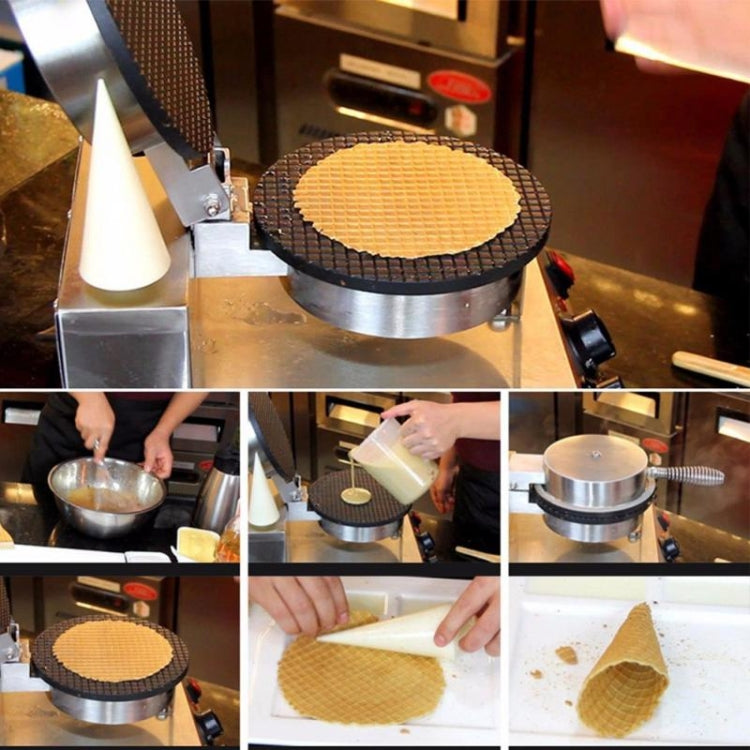 Electric Waffle Maker Egg Roll Maker DIY Ice Cream Cone Machine Crispy Omelet Machine, US Plug, UK Plug, EU Plug