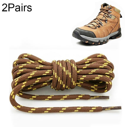 Round High Density Weaving Shoe Laces Outdoor Hiking Slip Rope Sneakers Boot Shoelace, 140cm, 160cm