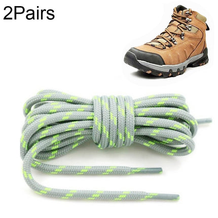 Round High Density Weaving Shoe Laces Outdoor Hiking Slip Rope Sneakers Boot Shoelace, 140cm, 160cm