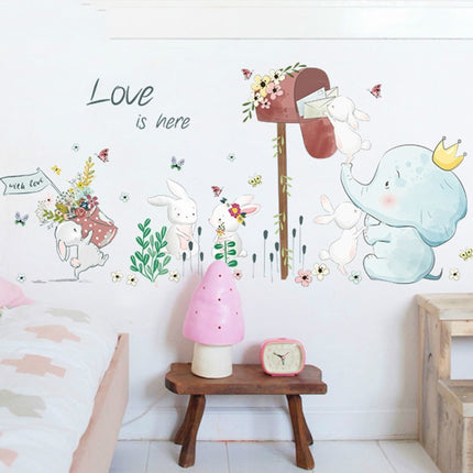 Cartoon Cute Children Room Bedside Kindergarten Layout Decorative Wall Stickers, Cartoon Cute