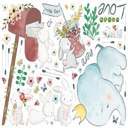 Cartoon Cute Children Room Bedside Kindergarten Layout Decorative Wall Stickers, Cartoon Cute