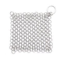 Stainless Steel Square Cast Iron Cleaner Pot Brush Scrubber Home Cookware Kitchen Cleaning Tool