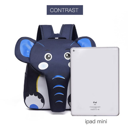 Elephant School Backpack for Children Cute 3D Animal Kids School Bags Boys Girls Schoolbag