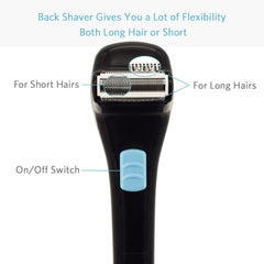 Foldable Long Handle Electric Shaver On Back, Electric Shaver