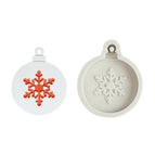 Christmas Round Snowflake Shape / Christmas Round Snowflake