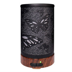 Butterfly Pattern Air Humidifier Essential Oil Diffuser Mist Maker Colorful LED Lamp  Diffuser Aromatherapy Air Purifier, US Plug, EU Plug, UK Plug