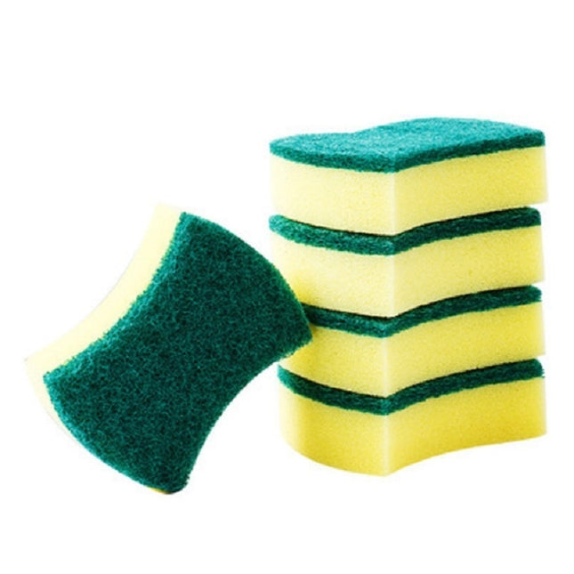 10 PCS Magic Sponge Eraser Cleaner Kitchen Clean Scouring Cloth Dish Washing Kitchen Cleaning Tools, 10x8x3cm, Waist Shape