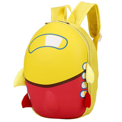 Kids Kindergarten Schoolbag Small Plane Backpack Waterproof Breathable Eggshell Backpack