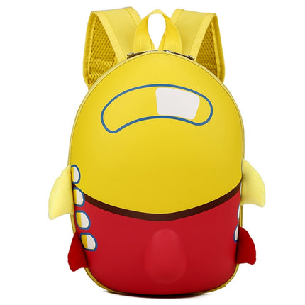 Kids Kindergarten Schoolbag Small Plane Backpack Waterproof Breathable Eggshell Backpack