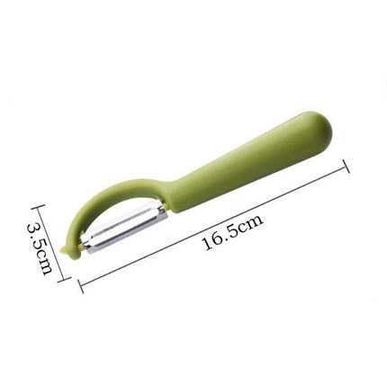 4个一卖 Stainless Steel Round Handle Peeler Sugar Cane Scraper  Fruit Plane, 4 PCS Apple Peeler Knife (Dark Gery), 4 PCS Apple Peeler Knife (Green), 4 PCS Apple Peeler Knife (White), 4 PCS Apple Peeler Knife (Light Gery), 4 PCS Apple Peeler Knife (Black) ...