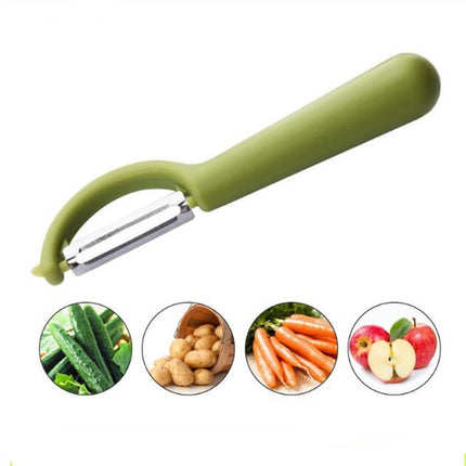 4个一卖 Stainless Steel Round Handle Peeler Sugar Cane Scraper  Fruit Plane, 4 PCS Apple Peeler Knife (Dark Gery), 4 PCS Apple Peeler Knife (Green), 4 PCS Apple Peeler Knife (White), 4 PCS Apple Peeler Knife (Light Gery), 4 PCS Apple Peeler Knife (Black) ...