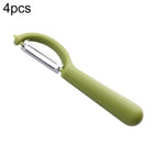4 PCS Apple Peeler Knife (Green) / Green