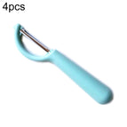 4 PCS Apple Peeler Knife (Blue) / Blue