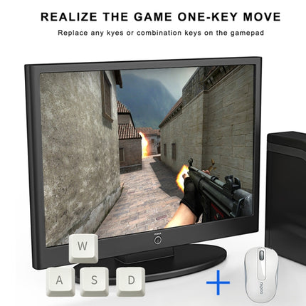 Pcsensor FS23 CF Foot Pedal Switch Keyboard Control Mouse Game Combo Pedal