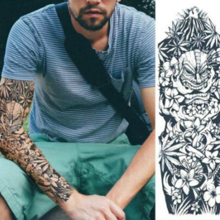 Large Arm Sleeve Waterproof Temporary Tattoo Sticker