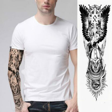 Large Arm Sleeve Waterproof Temporary Tattoo Sticker