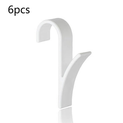 4 in 1 Towel Rail Hanging Bathroom Plastic Hook Rack, Plastic Hook Rack