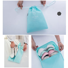 Travel Storage Bag Set Folding Storage Bag, 7 In 1, 8 In 1 Beam Mouth, 8 In 1 Cosmetic Bag