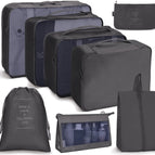 8 In 1 Cosmetic Bag / Black
