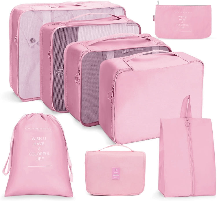 Travel Storage Bag Set Folding Storage Bag, 8 In 1 Toiletry Bag, 9 In 1 Cosmetic Bag, 9 In 1 Toiletry Bag