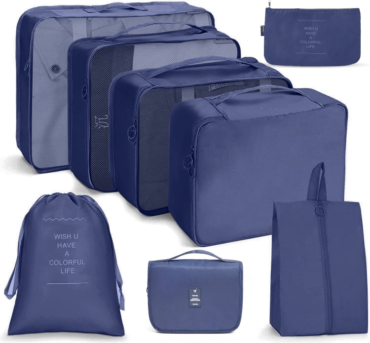 Travel Storage Bag Set Folding Storage Bag, 8 In 1 Toiletry Bag, 9 In 1 Cosmetic Bag, 9 In 1 Toiletry Bag