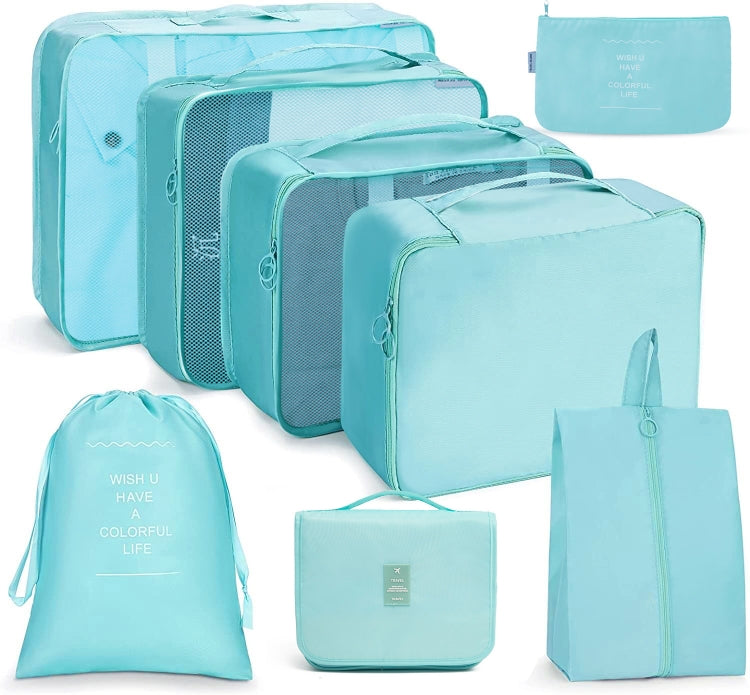 Travel Storage Bag Set Folding Storage Bag, 8 In 1 Toiletry Bag, 9 In 1 Cosmetic Bag, 9 In 1 Toiletry Bag