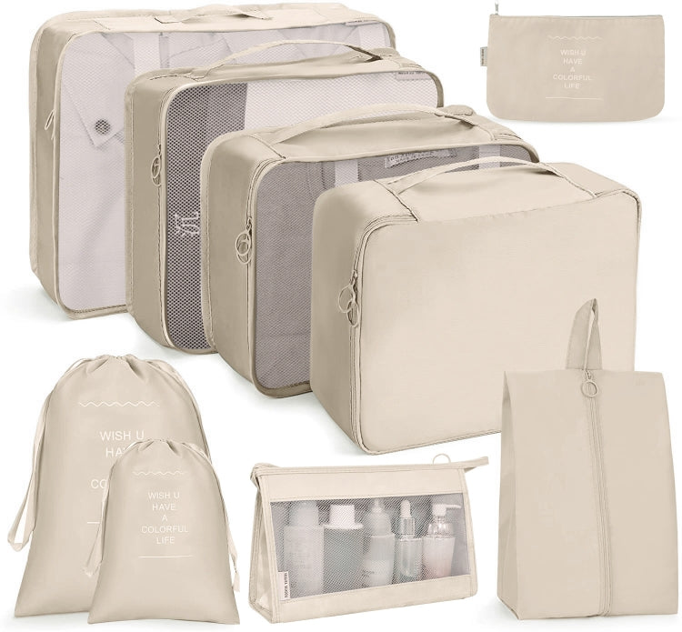 Travel Storage Bag Set Folding Storage Bag, 8 In 1 Toiletry Bag, 9 In 1 Cosmetic Bag, 9 In 1 Toiletry Bag