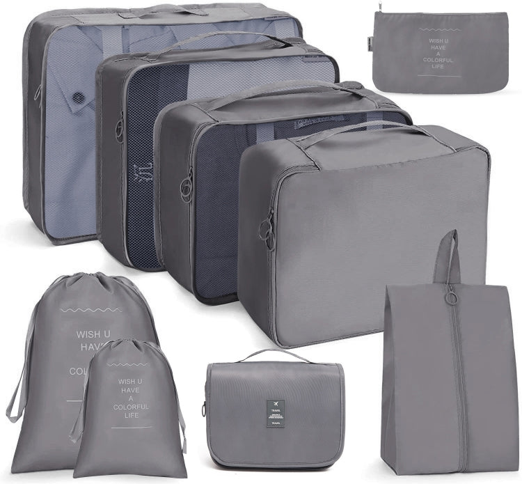 Travel Storage Bag Set Folding Storage Bag, 8 In 1 Toiletry Bag, 9 In 1 Cosmetic Bag, 9 In 1 Toiletry Bag
