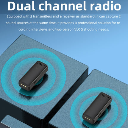 Wireless Lavalier Noise Canceling Microphone with Charging Case, S13 One To Two Yellow Case USB-C/Type-C Interface, S13 Dual Microphone Black USB-C/Type-C Interface, S13 Dual Microphone Black 8 Pin Interface