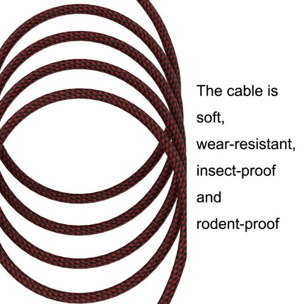 Red and Black Net TRS 6.35mm Male To Caron Female Microphone XLR Balance Cable, 0.5m, 1m, 1.8m, 3m, 5m, 8m, 10m, 12m, 15m, 20m, 25m, 30m