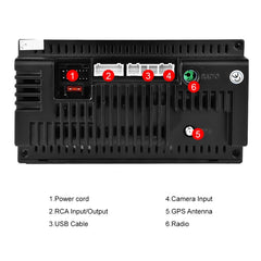 A2799 10 Inch Android WiFi 2+32G Central Control Large screen Universal Car Navigation Reversing Video Player, Standard, Standard+4Lights Camera, Standard+12Lights Camera, Standard+AHD Camera
