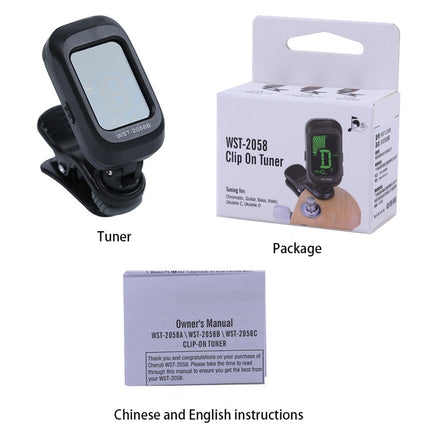 Little Angel WST-2058B Guitar Capo Electronic Tuner