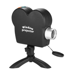 Christmas Halloween Laser Projector Mini Window Home Theater Projector, EU Plug
