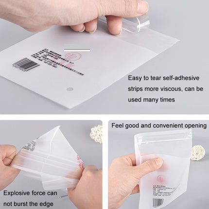 2 Sets CPE Matte Self -Sealed Bag Data Cable Phone Case Packaging Bag, 100 PCS / Set 10x18cm, 100 PCS / Set 10x22cm, 100 PCS / Set 11x13cm, 100 PCS / Set 13x15cm, 100 PCS / Set 15x27cm, 100 PCS / Set 18x29cm, 100 PCS / Set 20x33cm