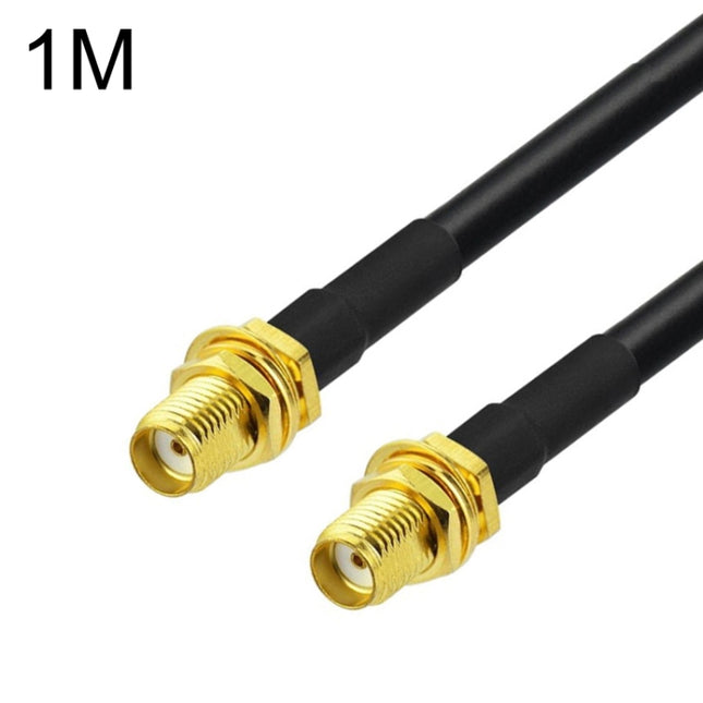 SMA Male To SMA Male RG58 Coaxial Adapter Cable, SMA Female To SMA Female 0.5m, SMA Female To SMA Female 1m, SMA Female To SMA Female 1.5m, SMA Female To SMA Female 3m, SMA Female To SMA Female 5m, SMA Female To SMA Female 10m