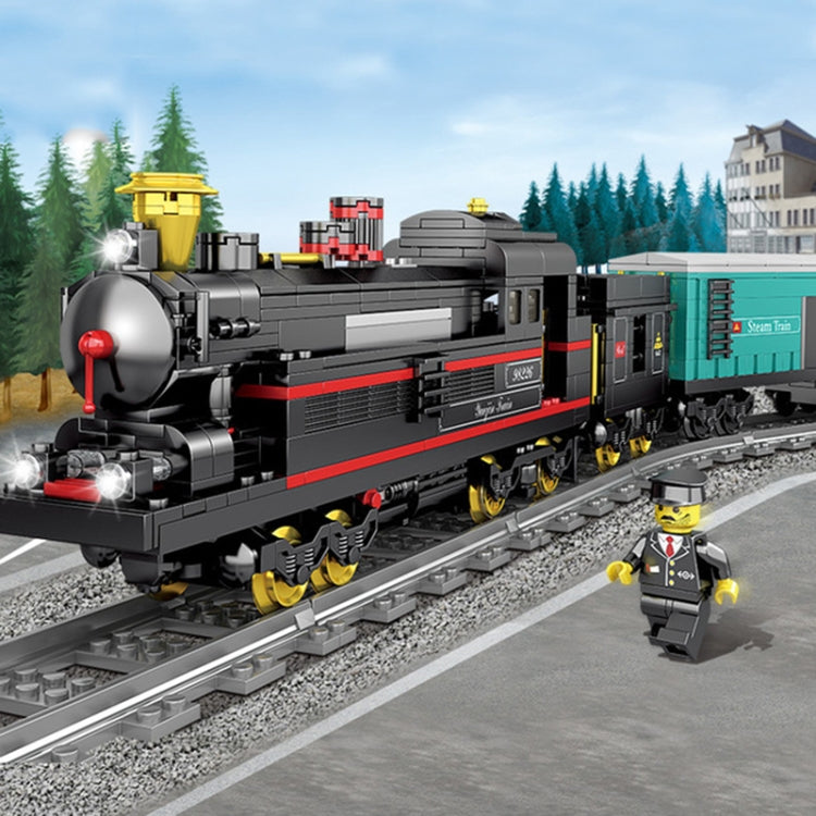City Train Series Assembled Building Blocks Lego Simulation Electric Rail Train Puzzle Toys, 98223, 98224, 98225, 98226, 98227