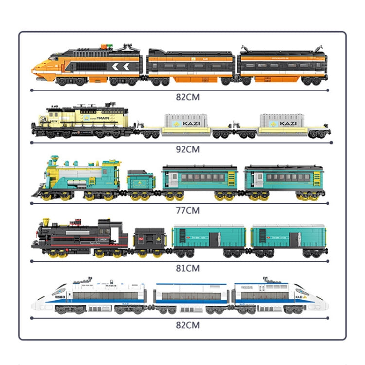 City Train Series Assembled Building Blocks Lego Simulation Electric Rail Train Puzzle Toys, 98223, 98224, 98225, 98226, 98227