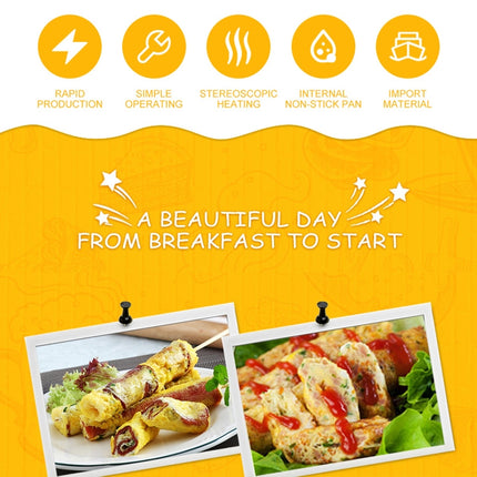 Automatic Multifunctional Egg Roll Maker Electric Egg Boiler Omelette Machine Breakfast Egg Tool