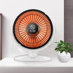 Small Sun Mini Home Office Heater 6 inch Electric Heater National Standard Plug, with 3m Extension Cable, without Cable