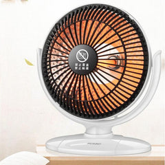 Small Sun Mini Home Office Heater 6 inch Electric Heater National Standard Plug, with 3m Extension Cable, without Cable