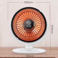 Small Sun Mini Home Office Heater 6 inch Electric Heater National Standard Plug, with 3m Extension Cable, without Cable