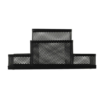 Desk Holder Organizer Metal Mesh Style Pencil Pen Holder Storage Box Home Storage Organization, Size: 15.5x10.2x10cm
