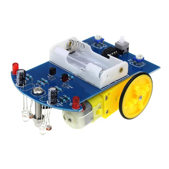 D2-1 DIY Electric Tracking Car Photosensitive Robot Parts, Electric Tracking Car