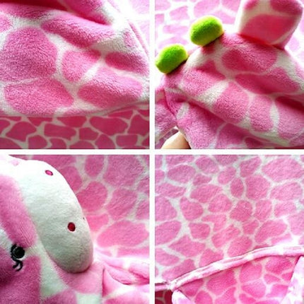 Baby Animal Shape Hooded Cape Bath Towel, 100×75cm